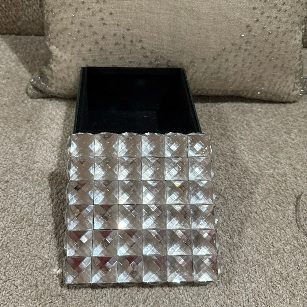 Crystal Mirrored Stella Large Jewelry Box